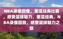 NBA录像回像，重温经典比赛，感受篮球魅力，重温经典，NBA录像回放，感受篮球魅力之旅