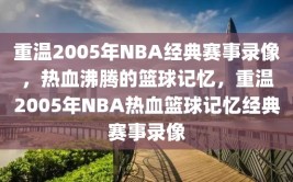 重温2005年NBA经典赛事录像，热血沸腾的篮球记忆，重温2005年NBA热血篮球记忆经典赛事录像