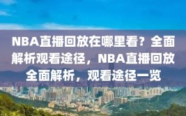 NBA直播回放在哪里看？全面解析观看途径，NBA直播回放全面解析，观看途径一览