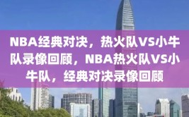 NBA经典对决，热火队VS小牛队录像回顾，NBA热火队VS小牛队，经典对决录像回顾