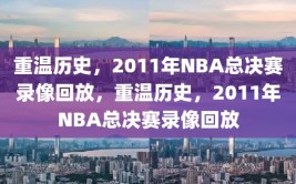 重温历史，2011年NBA总决赛录像回放，重温历史，2011年NBA总决赛录像回放