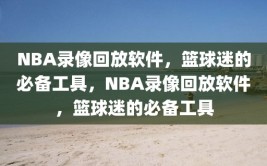 NBA录像回放软件，篮球迷的必备工具，NBA录像回放软件，篮球迷的必备工具