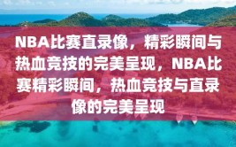 NBA比赛直录像，精彩瞬间与热血竞技的完美呈现，NBA比赛精彩瞬间，热血竞技与直录像的完美呈现