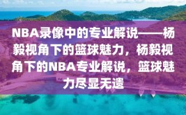 NBA录像中的专业解说——杨毅视角下的篮球魅力，杨毅视角下的NBA专业解说，篮球魅力尽显无遗