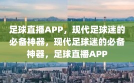 足球直播APP，现代足球迷的必备神器，现代足球迷的必备神器，足球直播APP