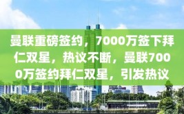 曼联重磅签约，7000万签下拜仁双星，热议不断，曼联7000万签约拜仁双星，引发热议