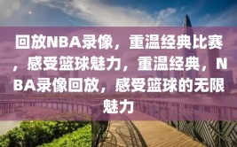 回放NBA录像，重温经典比赛，感受篮球魅力，重温经典，NBA录像回放，感受篮球的无限魅力