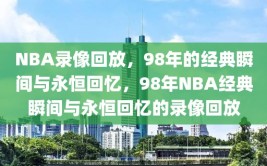 NBA录像回放，98年的经典瞬间与永恒回忆，98年NBA经典瞬间与永恒回忆的录像回放