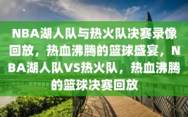 NBA湖人队与热火队决赛录像回放，热血沸腾的篮球盛宴，NBA湖人队VS热火队，热血沸腾的篮球决赛回放