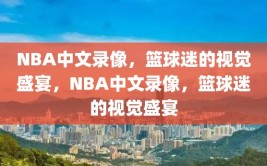 NBA中文录像，篮球迷的视觉盛宴，NBA中文录像，篮球迷的视觉盛宴