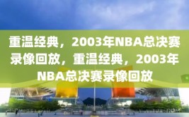 重温经典，2003年NBA总决赛录像回放，重温经典，2003年NBA总决赛录像回放