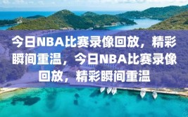 今日NBA比赛录像回放，精彩瞬间重温，今日NBA比赛录像回放，精彩瞬间重温